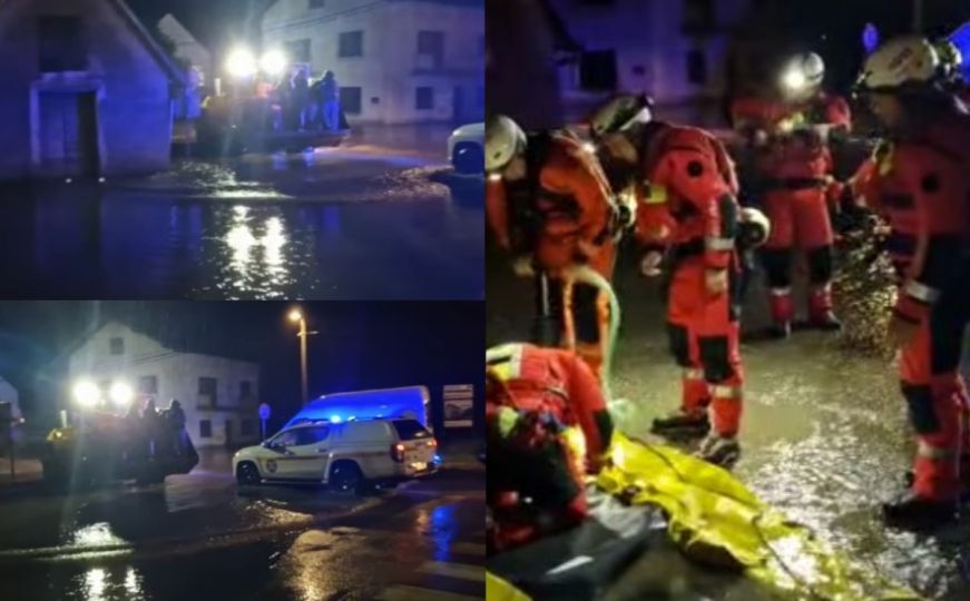 Hrvatska se bori s poplavama: Gračac i Obrovac pod vodom, HGSS objavila snimak