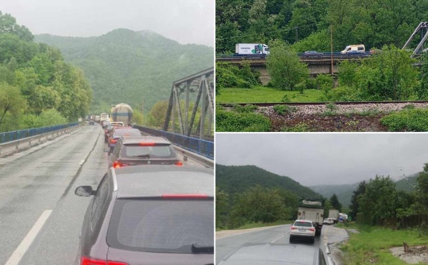 Saobraćajna nesreća dovela do kolapsa: Velike kolone na putu prema Zenici
