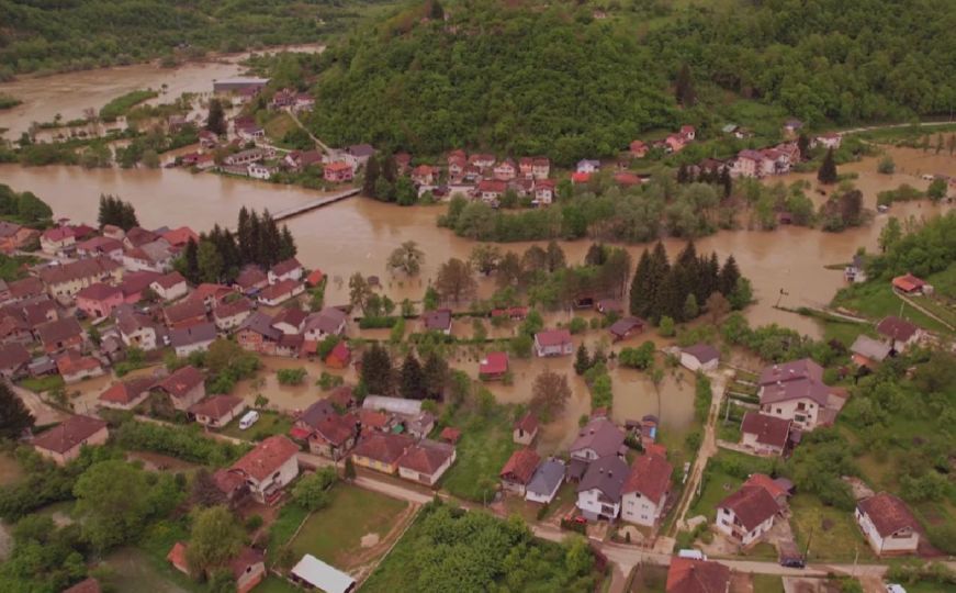 Ponovo poplave u BiH: Objavljen potresan snimak poplavljenog Kulen Vakufa