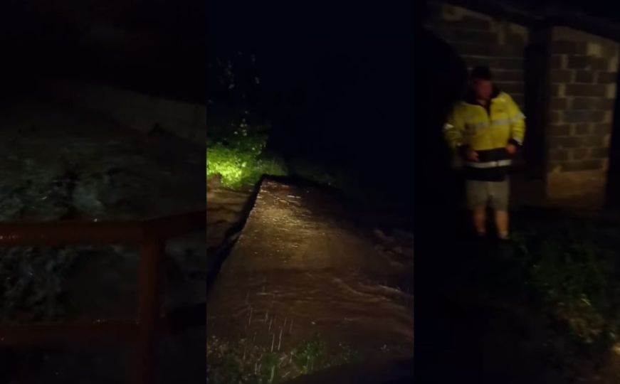 Besana noć za mještane sela kod Zavidovića: Mostovi su poplavljeni, objavljen dramatičan snimak