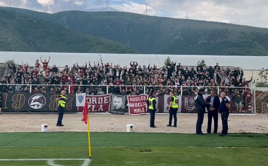 Sjajna scena na utakmici u Mostaru: Navijači Sarajeva zapjevali "Izronit će Stari..."