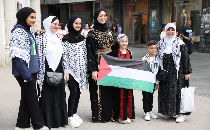 U Sarajevu održan skup podrške i solidarnosti sa palestinskim narodom