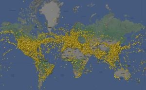 Flight Radar objavio novi rekord: Pogledajte koliko se aviona nalazilo na nebu prošle sedmice