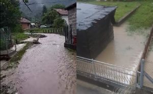 Poplavljena naselja u još jednom gradu u Bosni: Voda ušla u kuće