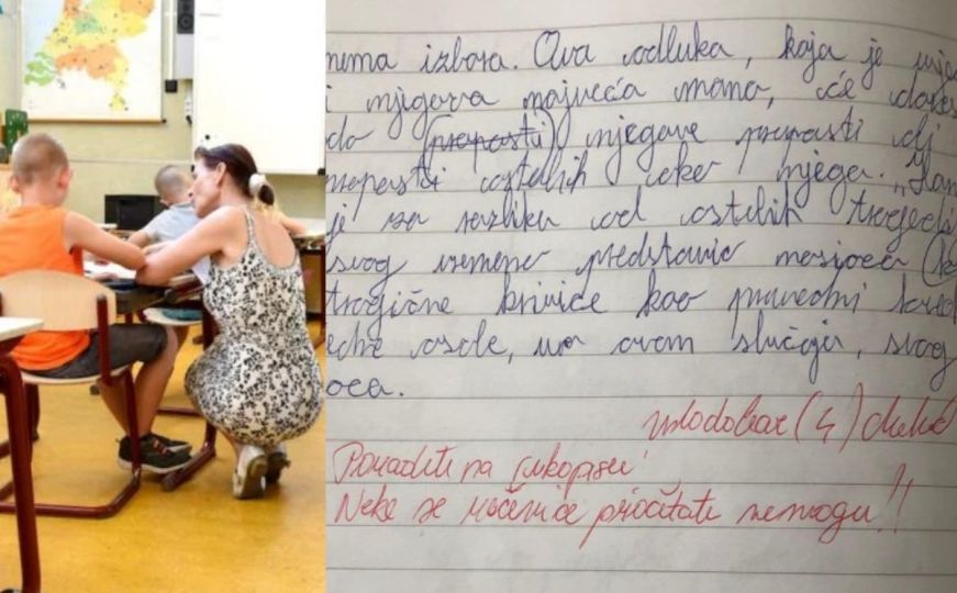 Nastavnica Bosanskog jezika dala manju ocjenu učeniku i onda spojila negaciju i glagol