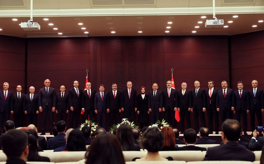 Turski predsjednik Erdogan predstavio novi kabinet