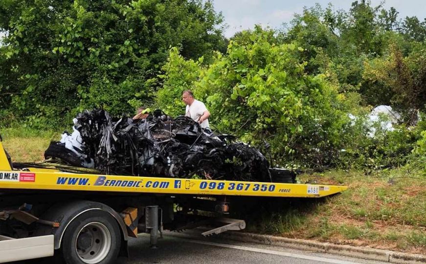 Teška saobraćajna nesreća u Hrvatskoj: McLarenom sletio s ceste, automobil potpuno uništen