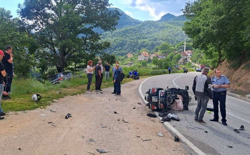 Novi detalji teške nesreće u Hercegovini: Jedna osoba teško povrijeđena