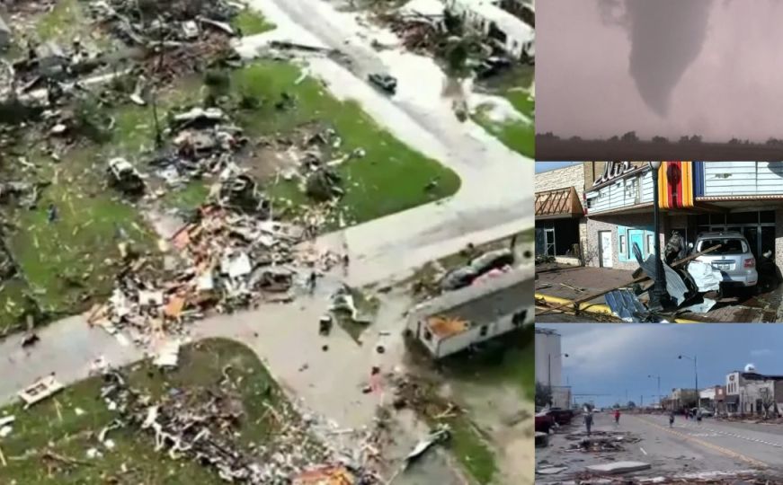 Uznemirujući prizori iz Teksasa: Tornado poharao američki grad, ima mrtvih