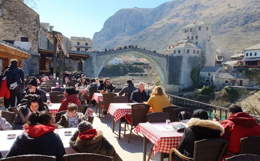 Povećan broj gostiju u Hercegovini: Turisti u Mostaru ostvare do 2,5 noćenja i potroše oko 78 eura