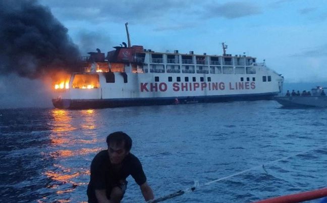 Drama na Filipinima: Zapalio se trajekt, obalna straža spasila 120 ljudi