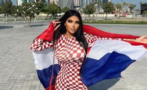 Konkurencija Ivani Knoll stigla u Rotterdam: Pozom na hrvatskoj zastavi privukla veliku pažnju