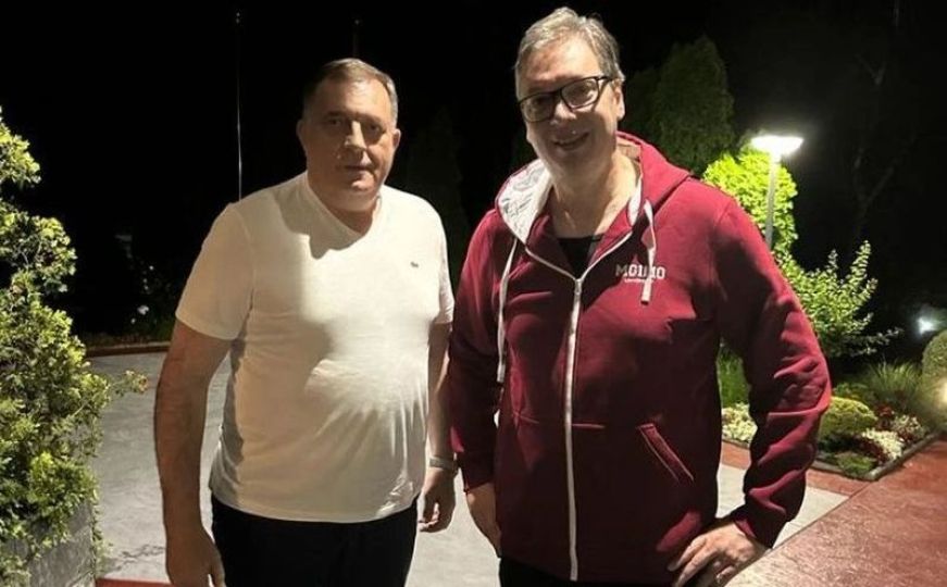 Delija Vučić i Grobar Dodik zajedno gledali finale ABA lige, srbijanski predsjednik poslao poruku