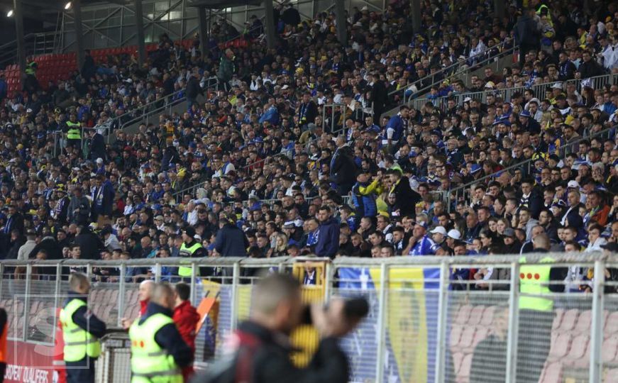 Uoči utakmice BiH - Luksemburg: Policija formirala štab, evo šta je zabranjeno unositi na stadion