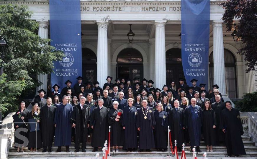 Svečanost u Sarajevu: Univerzitet promovirao 62 doktora nauka