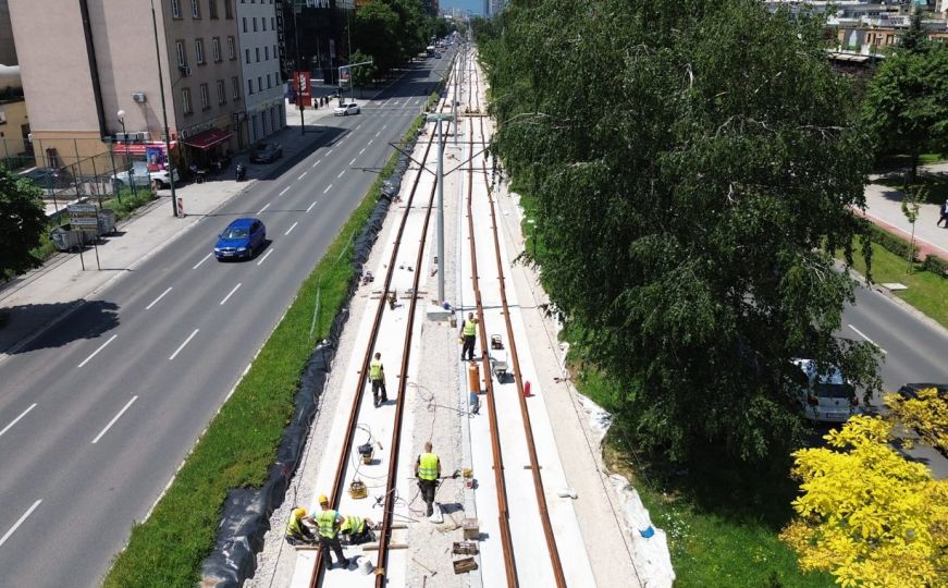 Šteta podijelio nove fotografije: Pogledate kako teku radovi na rekonstrukciji tramvajske pruge