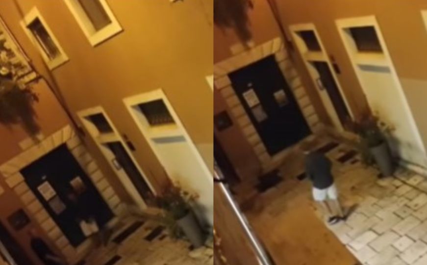 Gospođa otjerala muškarca koji je urinirao ispred medžlisa u Splitu, objavljen snimak