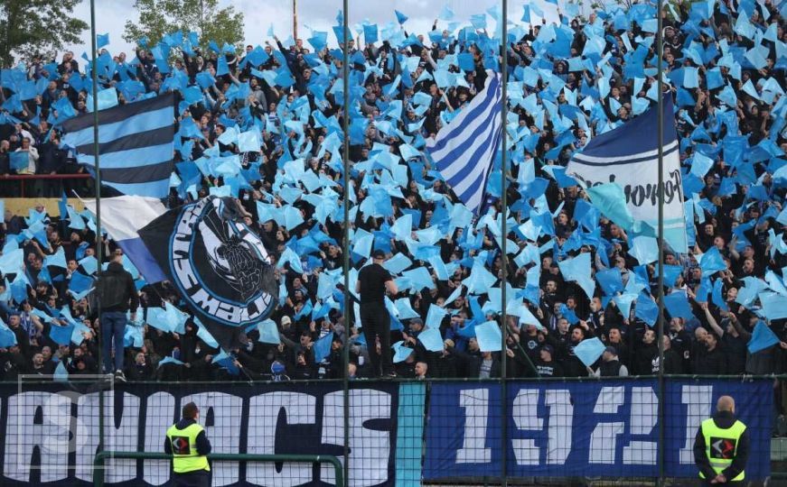 'Grbavica u plavom': Manijaci pokrenuli akciju povodom utakmice protiv Dynamo Minska