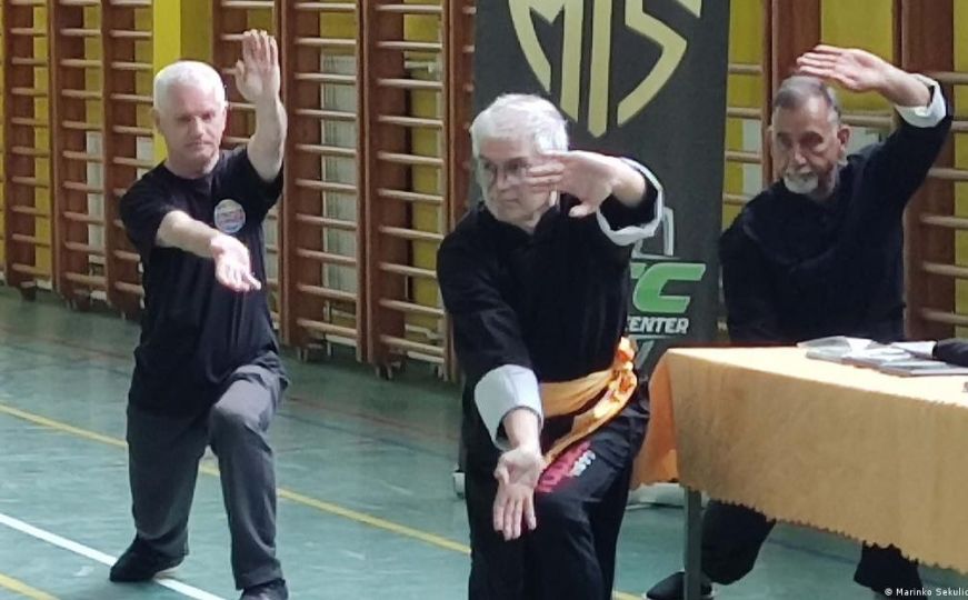 Srebrenica: Iso Džanić ponovo ugostio velemajstora Kung Fua, grandmastera Ivanjija