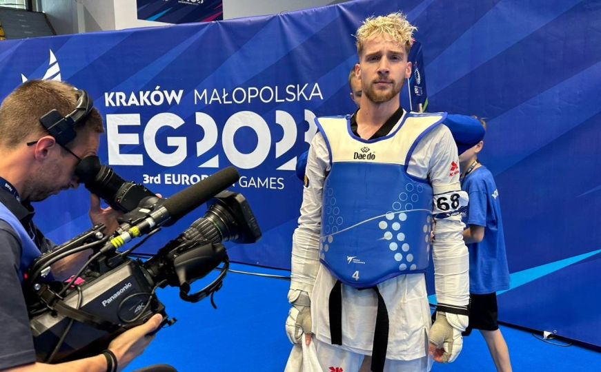 Ma, bravo: Taekwandoista Nedžad Husić srušio svjetskog prvaka i plasirao se u finale Evropskih igara
