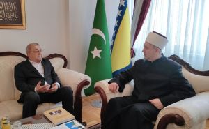 Muftija sarajevski dr. Nedžad Grabus se sastao sa mons. dr. Franjom Topićem