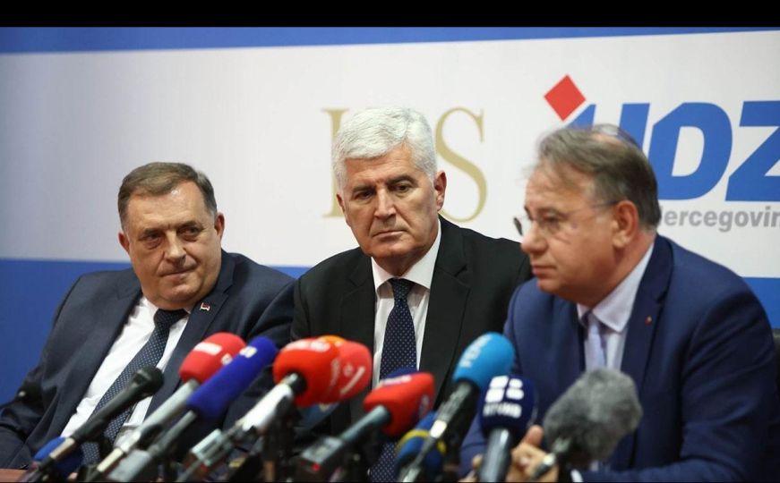 Danas sastanak Trojke, SNSD-a i HDZ-a BiH u Konjicu, Cvijanović i Dodik imaju prijedloge
