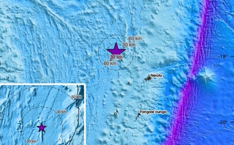 Zemljotres magnitude 6,9 stepeni pogodio otočnu državu Tonga
