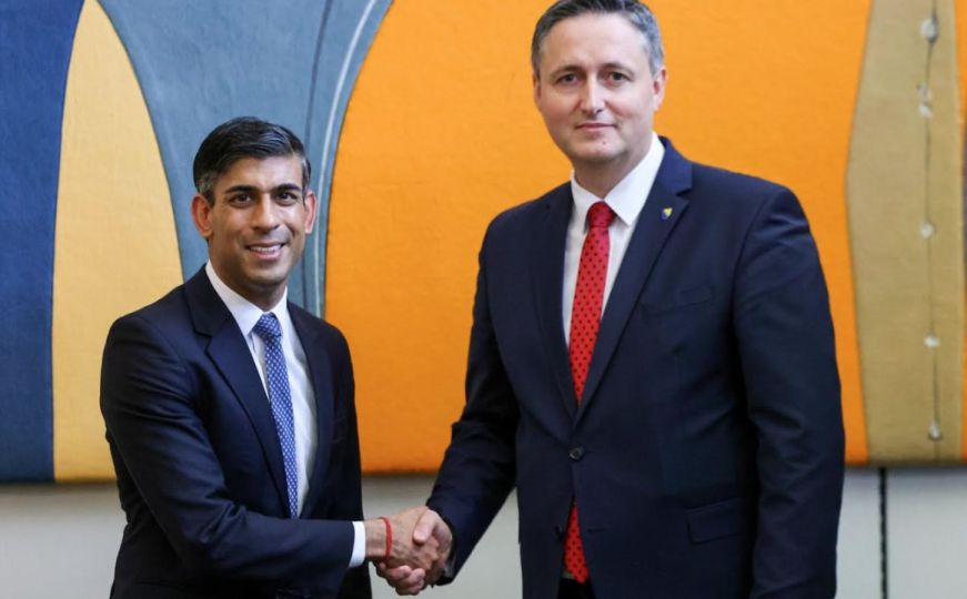 Bećirović nakon sastanka sa britanskim premijerom Sunakom: 'Velika Britanija snažno uz BiH'