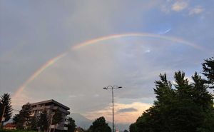 Poslije kiše uvijek dođe sunce: Duga ukrasila nebo iznad Sarajeva