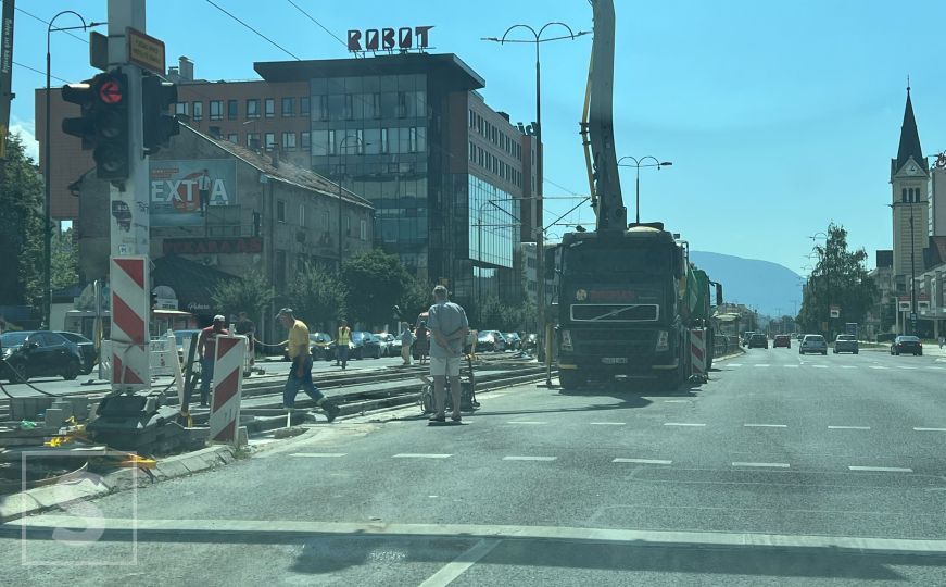 Vozači, oprez: Raskrsnica u Sarajevu zatvorena zbog rekonstrukcije tramvajske pruge