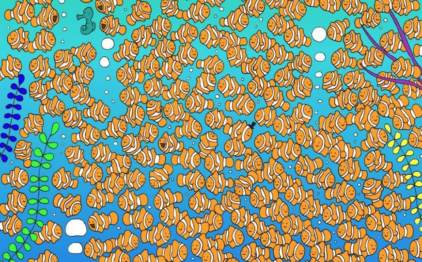 Još jedna izazovna mozgalica: Možete li pronaći zlatnu ribicu?