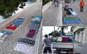 U omiljenom ljetovalištu Bosanaca u Hrvatskoj ponovo uklonjeni peškiri i ostali rekviziti sa plaže