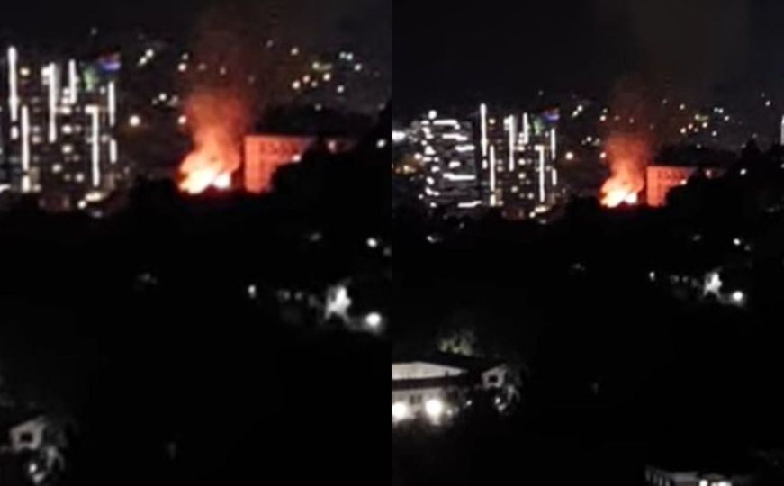 Tokom noći izbio veliki požar u centru Sarajeva: Oglasila se policija