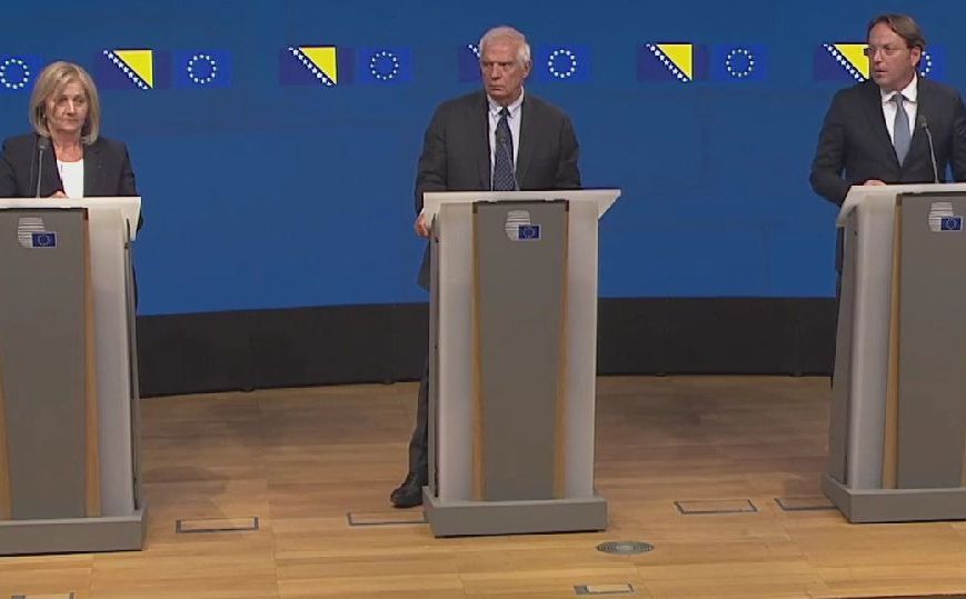 Završen sastanak u Briselu: Obratili se Borrell, Krišto i Varhelyi; EU poslala žestoku poruku Dodiku