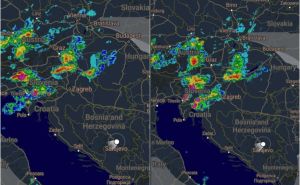 Pogledajte novo nevrijeme koje preko Hrvatske ide prema Bosni i Hercegovini