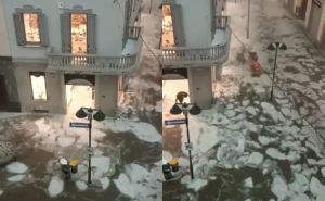 Poplave nakon silovitog nevremena: Ulicama kao da se 'plove' sante leda