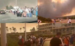 Haotično stanje u Grčkoj: Zbog požara hiljade ljudi evakuisano je iz domova i hotela