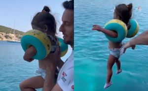 VIDEO: Otac u more bacio malenu kćerku kako bi naučila plivati, a onda se dogodio užas