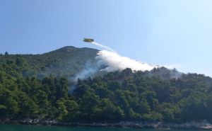Drama u blizini popularnog ljetovališta za Bosance: Gori šuma, požar gase i avioni i vatrogasci