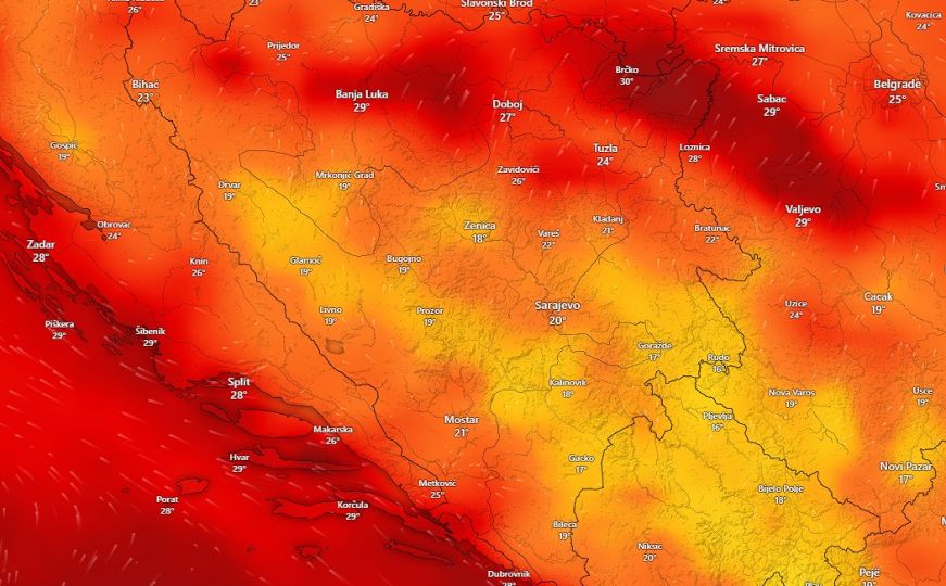 Nove vremenske (ne)prilike u BiH: Očekuju se temperature do 38 stepeni - potom slijedi zahlađenje