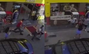 VIDEO: Muškarac napao fudbalera Bešiktaša ispred benzinske pumpe