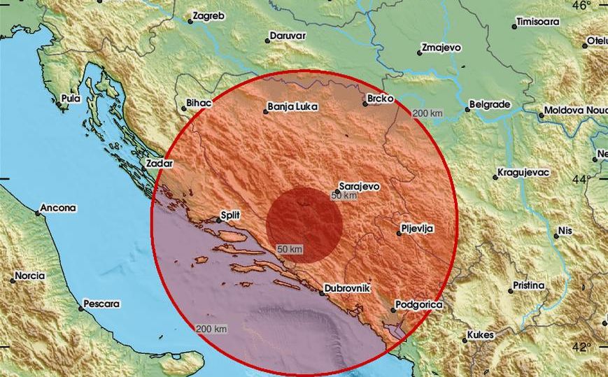 Zemljotres potresao Bosnu i Hercegovinu: 'Ružno buđenje'