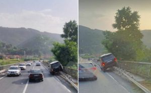 Nesvakidašnja nesreća kod Zenice: Vozilom se "popeo" na bankinu