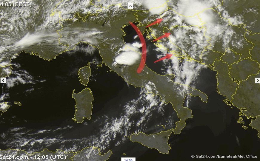 Meteorolozi izdali upozorenja: Novi olujni sistem je u fazi formiranja, evo kada se očekuje u BiH