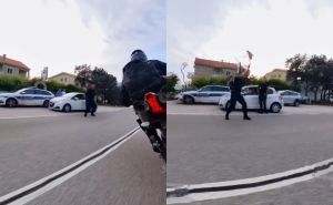 Iz rubrike vjerovali ili ne: Hrvatski policajac gađao motoristu stop palicom, objavljen snimak