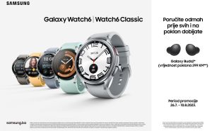 Uzbudljiva Samsung promocija: Uz najnoviji sat Galaxy Watch6 stižu slušalice na poklon