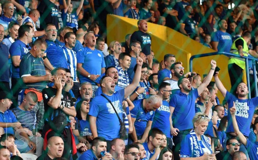 Plava euforija: Fotografije sa stadiona Grbavica govore više od 1.000 riječi