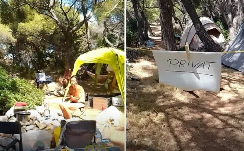 Kakav bezobrazluk: Turisti zauzeli hrvatski otočić i stavili natpis 'Privatno', besplatno ljetuju