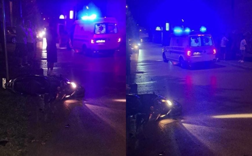 Težak udes u Sarajevu: Povrijeđen motociklista, policija na terenu