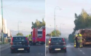 Drama u Sarajevu: Planuo autobus, intervenirali vatrogasci